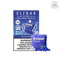 Одноразова POD система Elf Bar Pi7000 Blue Razz Ice
