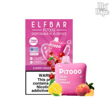 Одноразова POD система Elf Bar Pi7000 Cherry Peach Lemonade