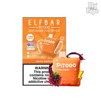 Одноразова POD система Elf Bar Pi7000 Grape Energy( уважно читайте опис товара )