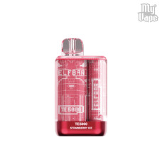 Одноразова POD система ElfBar TE5000 Strawberry Ice