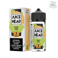 Жидкость Органическая Juice Head Peach &amp; Pear ICE 3mg 100ml